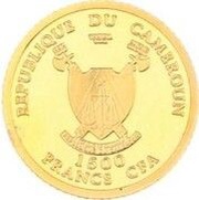1500 Francs Pope Benedict XVI obverse image