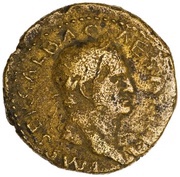 Dupondius - Galba PAX AVGVST S C; Pax obverse image