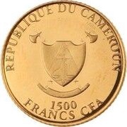 1500 Francs Argentina obverse image