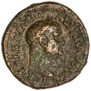 Dupondius - Galba PAX AVGVST S C; Pax obverse image