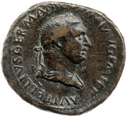 Dupondius - Vitellius ROMA S C; Roma and Victory obverse image