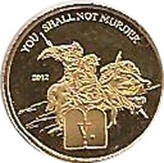 1500 Francs 5th Commandment, Cameroon, 2012 reverse image
