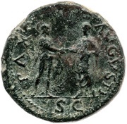 Dupondius - Vitellius PAX AVGVSTI S C; Roma, Rome, 69 reverse image
