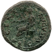 Dupondius - Vespasian CERES AVGVSTA S C; Ceres, Rome, 71 reverse image
