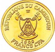 1500 Francs 7th Commandment, Cameroon, 2012 obverse image