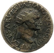 Dupondius - Vespasian SECVRITAS AVGVSTI S C; Securitas obverse image