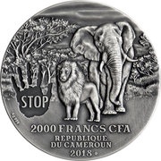 2000 Francs Cecil The Lion obverse image