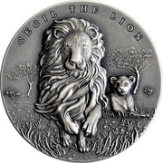2000 Francs Cecil The Lion, Cameroon, 2018 reverse image