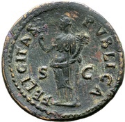 Dupondius - Vespasian FELICITAS PVBLICA S C; Felicitas, Rome, 73 reverse image
