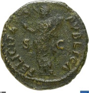 Dupondius - Titus FELICITAS PVBLICA S C; Felicitas, Rome, 73 reverse image