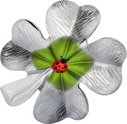2000 Francs Four-leaf clover, Cameroon, 2018 reverse image