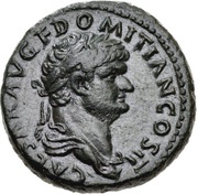 Dupondius - Domitian AEQVITAS AVGVST S C; Aequitas obverse image