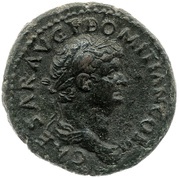 Dupondius - Domitian S C; Spes obverse image