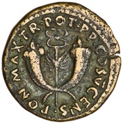 Dupondius - Vespasian PON MAX TR POT P P COS V CENS, Rome, 74 reverse image