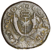 Dupondius - Vespasian TR POT COS III CENSOR, Rome, 74 reverse image