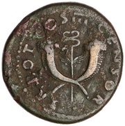 Dupondius - Titus TR POT COS III CENSOR, Rome, 74 reverse image