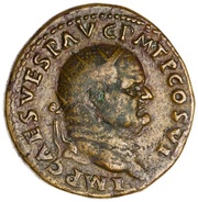 Dupondius - Vespasian FELICITAS PVBLICA S C; Felicitas obverse image