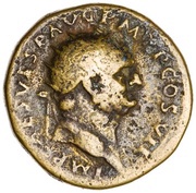 Dupondius - Vespasian FELICITAS PVBLICA S C; Felicitas obverse image