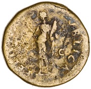 Dupondius - Vespasian FELICITAS PVBLICA S C; Felicitas, Rome, 76 reverse image