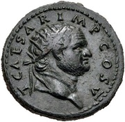 Dupondius - Titus FELICITAS PVBLICA S C; Felicitas obverse image