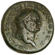 Dupondius - Vespasian CERES AVGVST S C; Ceres obverse image