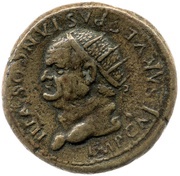 Dupondius - Vespasian CERES AVGVST S C; Ceres obverse image