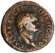 Dupondius - Domitian CERES AVGVST S C; Ceres obverse image