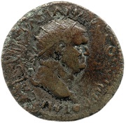Dupondius - Vespasian FORTVNAE REDVCI S C; Fortuna obverse image