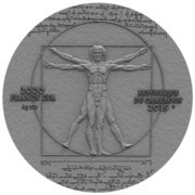 2000 Francs Leonardo Da Vinci obverse image