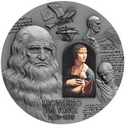 2000 Francs Leonardo Da Vinci, Cameroon, 2019 reverse image