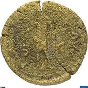 Dupondius - Titus PAX AVG S C; Pax, Rome, 77-78 reverse image