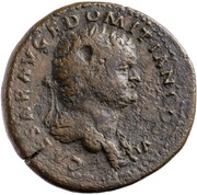 Dupondius - Domitian CERES AVGVST S C; Ceres obverse image