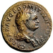 Dupondius - Domitian PRINCEPS IVENTVTIS S C obverse image