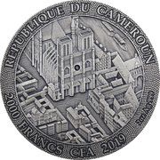 2000 Francs Notre-Dame obverse image