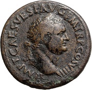 Dupondius - Titus CERES AVGVST S C; Ceres obverse image