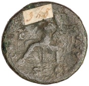 Dupondius - Titus CONCORDIA AVGVST S C; Concordia, Rome, 80-81 reverse image