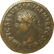 Dupondius - Titus CONCORDIA AVGVST S C; Concordia obverse image