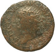 Dupondius - Titus SECVRITAS AVG S C; Securitas obverse image