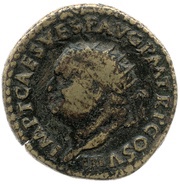 Dupondius - Titus SECVRITAS P R S C; Securitas obverse image