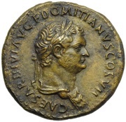 Dupondius - Domitian CERES AVGVST S C; Ceres obverse image