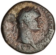 Dupondius - Domitian S C; Minerva obverse image
