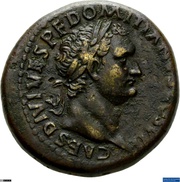 Dupondius - Domitian S C; Spes obverse image