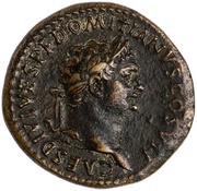 Dupondius - Domitian S C; Spes obverse image