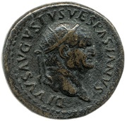 Dupondius - Vespasian CONCORD AVGVST S C; Concordia obverse image