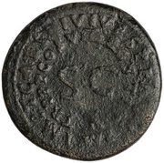 Dupondius - Livia IMP T CAES DIVI VESP F AVG P M TR P P P COS VIII RESTITV; Justitia, Rome, 80-81 reverse image