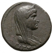 Dupondius - Livia IMP T CAES DIVI VESP F AVG P M TR P P P COS VIII RESTITVIT; Pietas obverse image