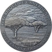 2000 Francs Lion obverse image