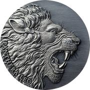 2000 Francs Lion reverse image