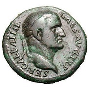 Dupondius - Galba IMP T CAES DIVI VESP F AVG P M TR P P P COS VIII RESTITV obverse image