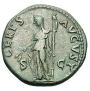 Dupondius - Julia Titi CERES AVGVST S C, Rome, 80-81 reverse image